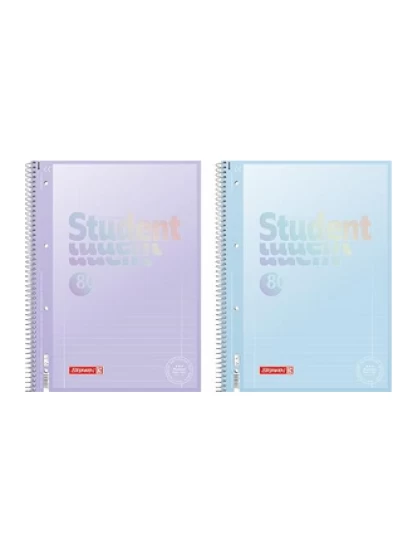 BRUNNEN Collegeblock Premium Student | A4, 80 Blatt, Pastel 