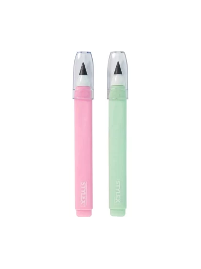 Ewiger Bleistift, mint und pink sortiert im Display