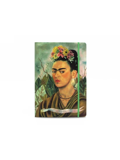 Softcover-Notizbuch, A5, Frida Kahlo, Selbstporträt