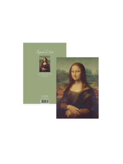 Schriftstelle, A5, Mona Lisa, Da vinci