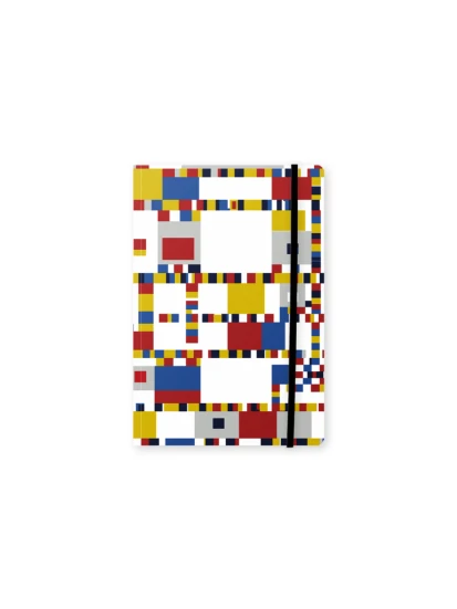 Softcover-Notizbuch, A5, Mondrian, Victory Boogie Woogie