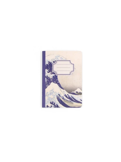 Mini excercisebook, A6, The Great Wave, Hokusai