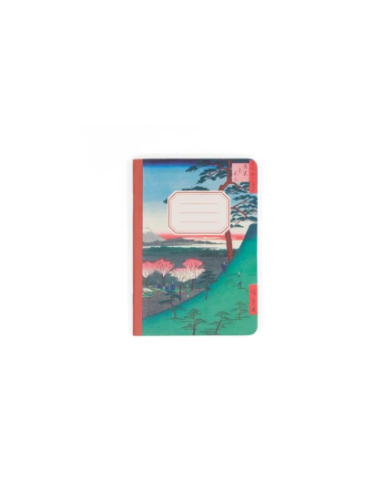 Mini excercisebook, A6, Hiroshige, Mount Fuji from Meguro