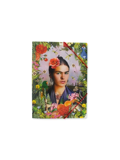 Ντοσιέ με λάστιχο A4, Portfolio with elastic closure A4 , Frida Kahlo