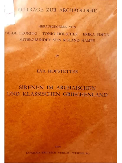 Sirenen im Archaischen und klassischen Griechenland