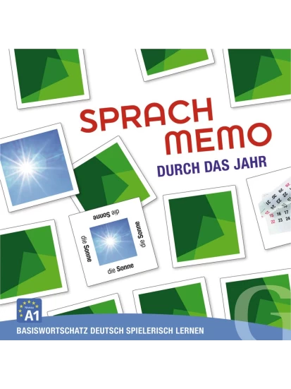 Sprachmemo Deutsch: Durch das Jahr - κάρτες λεξιλογίου