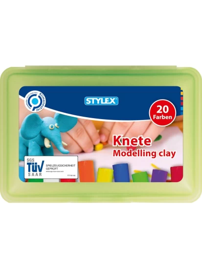 Πλαστελίνη (20 χρώματα) σε κουτάκι - Knete