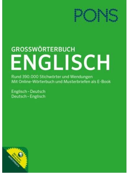 PONS Großwörterbuch Englisch