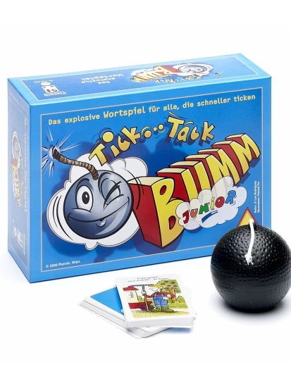 Tick Tack Bumm Junior - Das schnelle Wortspiel für Kinder.