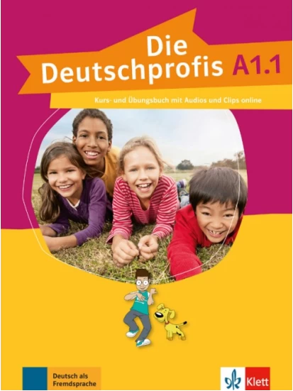 Die Deutschprofis A1.1, Kurs- und Übungsbuch mit Audios und Clips online