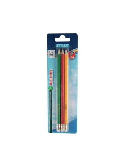 3 μολύβια με γόμα