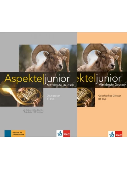 Aspekte junior B1 plus, Übungsbuch mit Audios zum Download + Griechisches Glossar 