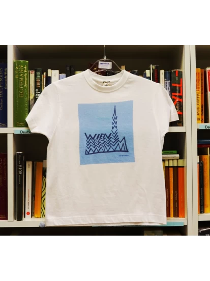 T-Shirt Wien cities@mdterra λευκό μπλε παιδικό