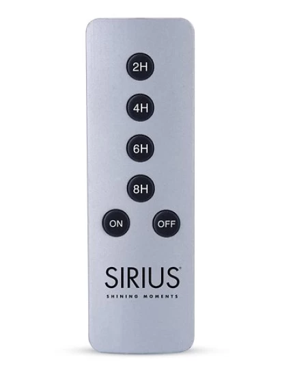 Sirius Fernbedienung silber Aluminium