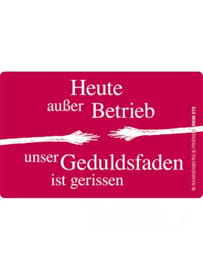 Μαγνητάκι- Magnet ausser Betrieb...