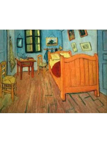 Doppelkarte The Bedroom in Arles- ευχετήρια κάρτα