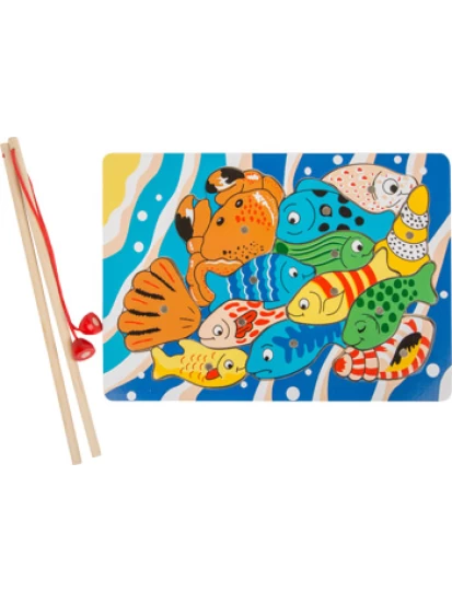 Angelspiel Setzpuzzle- Ξύλινο μαγνητικό πάζλ ψαρέματος για παιδιά από 3 ετών