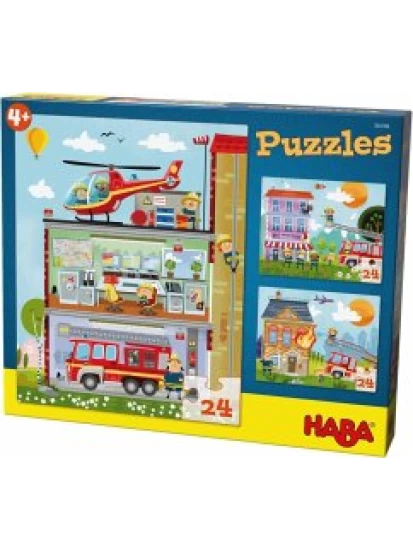 Puzzles Kleine Feuerwehr 3Χ24 (HABA Kinderpuzzle)