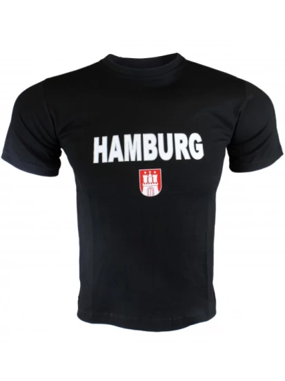 T-Shirt Herren Hamburg Wappen 