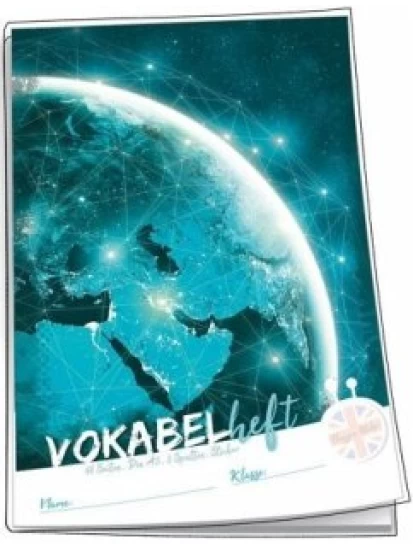 Vokabelheft Türkis- Τετράδιο λεξιλογίου