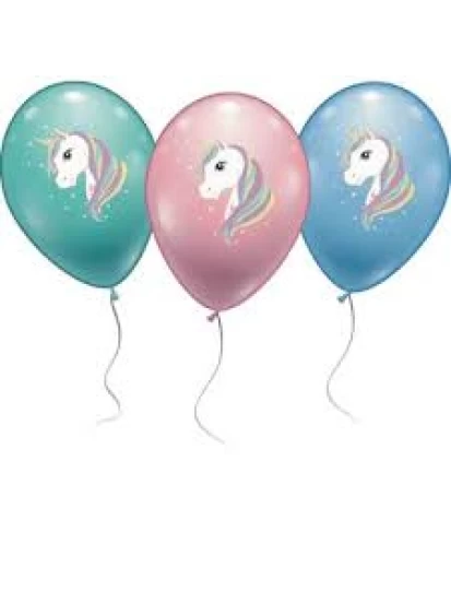 Ballons, Einhorn, 85 cm- Σετ μπαλόνια, μονόκερος